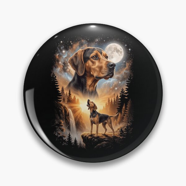 Item preview, English Pointer Howling Moon Art Dog Mom Dad Lover designed and sold by dian-rody-crest.