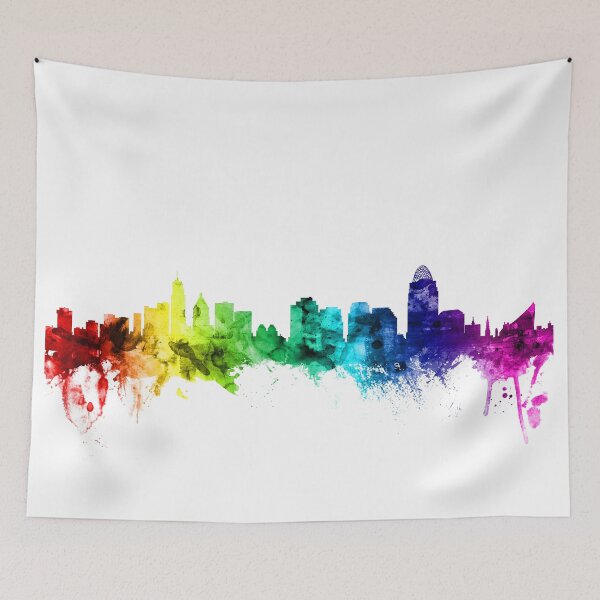 Item preview, Cincinnati Ohio Skyline designed and sold by ArtPrints.