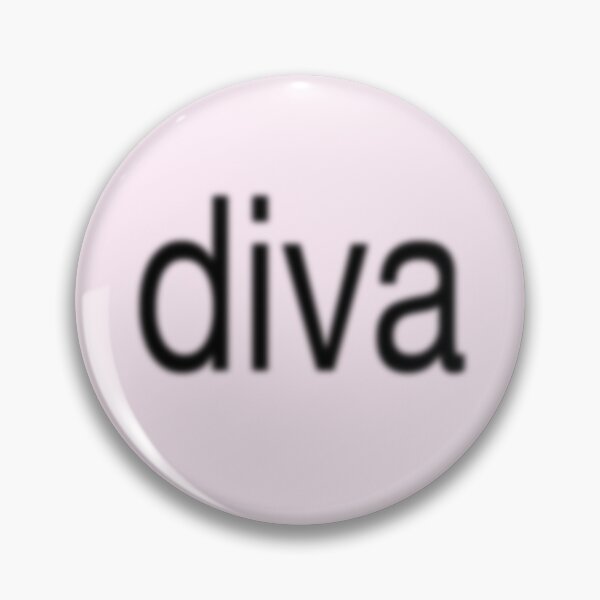 Artikelvorschau, Diva Minimalist Statement Typografie-Design entworfen und verkauft von Eleni Liebert.