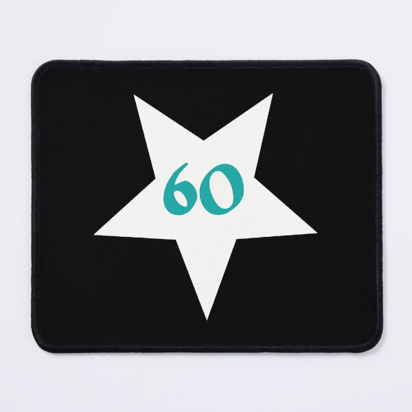 Item preview, 60 star silhouette, 60th birthday, present 60th designed and sold by Kirei-Lily.
