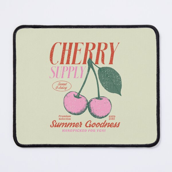 Item preview, Cherry Supply Shirt – Vintage Cherry Graphic Tee | Sweet Summer Fruit Harvest T-Shirt designed and sold by Golden Blaze Studio.