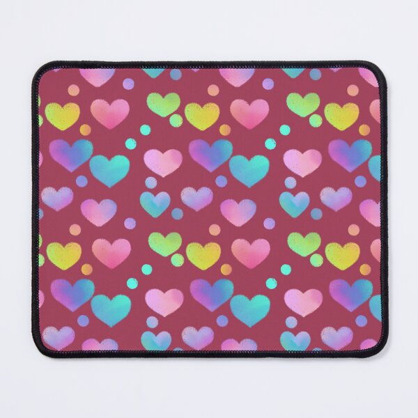 Item preview, Textured Gradient Hearts on Raspberry  designed and sold by JaygiesDesign.