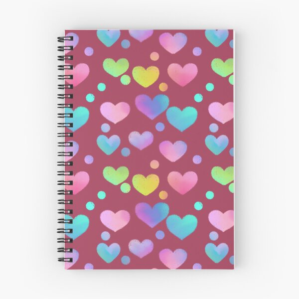 Item preview, Textured Gradient Hearts on Raspberry  designed and sold by JaygiesDesign.