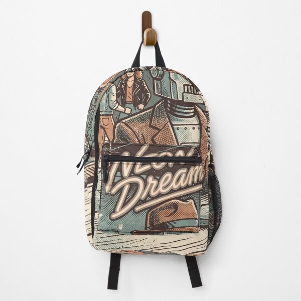 Item preview, Retro Robot Nightclub Neon Dreams Vintage 80s Synthwave Art designed and sold by TD-series.