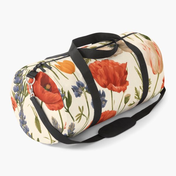 Item preview, Wildflower Meadow Botanical Pattern – Vintage Poppies, Anemones & Lupines Floral Design designed and sold by KAM-KAM-STORE.