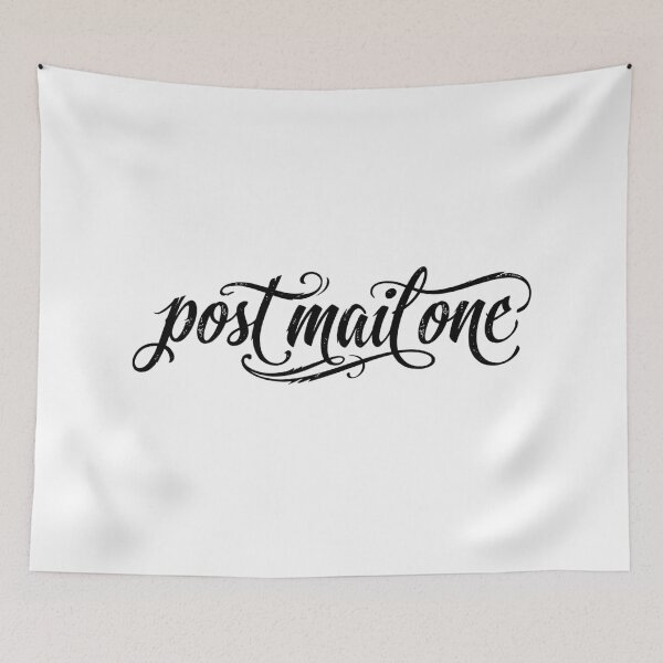 Item preview, Post Office Cursive Stamp Graphic Parody designed and sold by lifrary365.