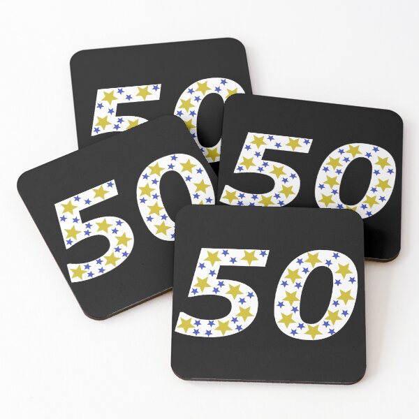 Item preview, 50.BD star pattern, anniversary 50, birthday 50 designed and sold by Kirei-Lily.
