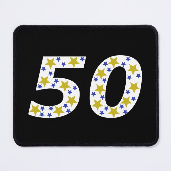 Item preview, 50.BD star pattern, anniversary 50, birthday 50 designed and sold by Kirei-Lily.