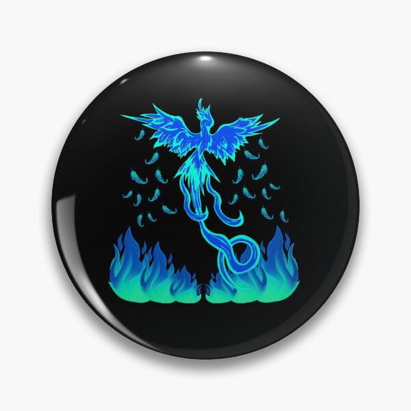 Item preview, Firebird with Flames V1, great flame patterns, best fantasy designs designed and sold by Kirei-Lily.