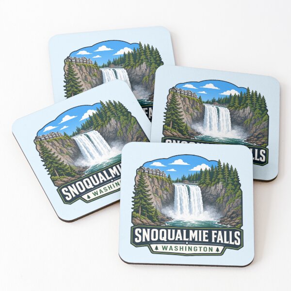 Item preview, Snoqualmie Falls, Washington designed and sold by Myra365Art.