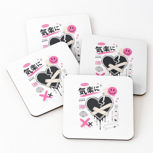 Item preview, Broken Heart Streetwear Japanese Urban Graffiti Aesthetic Graphic Tee  designed and sold by Popsystore2.