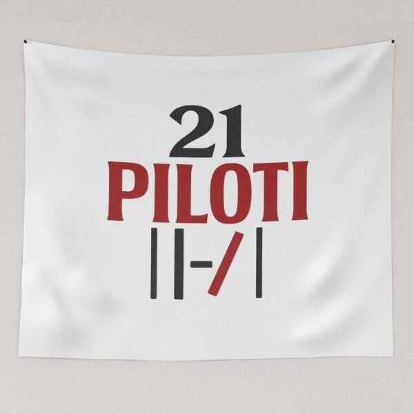 Item preview, 21 Piloti Red and Black Alternative Duo Parody designed and sold by lifrary365.