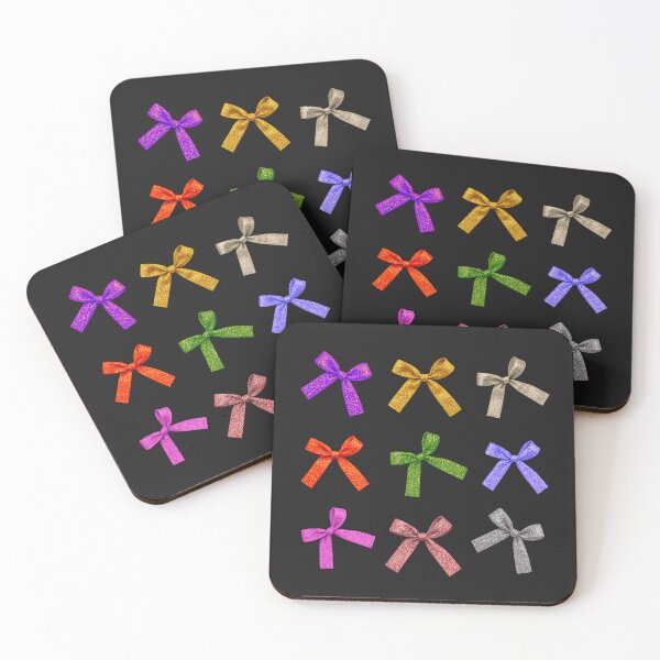 Item preview, Colorful Glitter Bow Stickers designed and sold by Moodprint5.
