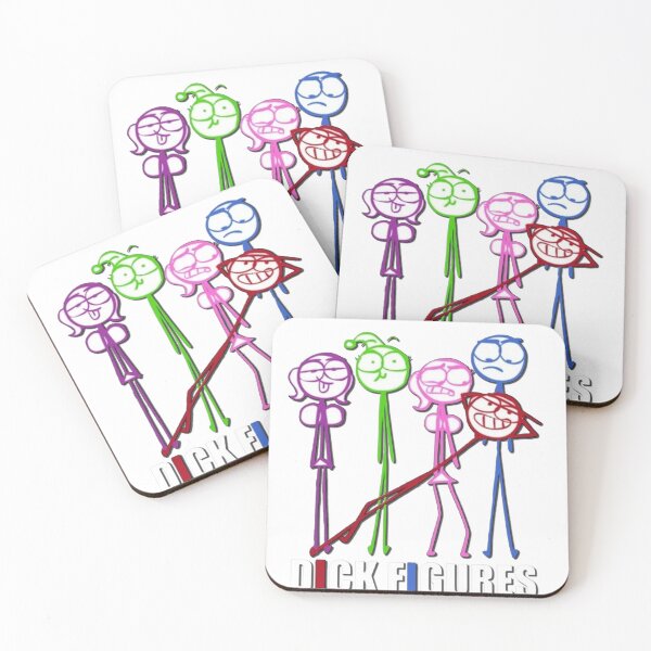 Item preview, Dick Figures - The Whole Gang designed and sold by LMAOdotcom.