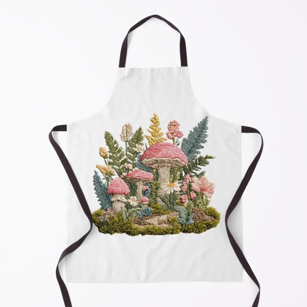 Item preview, Forest Mushroom Embroidery Flora designed and sold by filou designs.