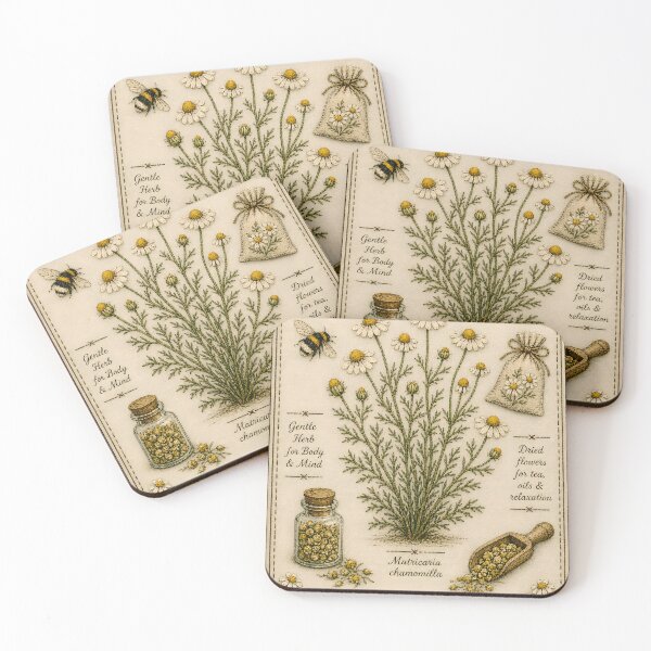 Item preview, English Chamomile Calm Comfort Heal designed and sold by Drift Pattern Studio.
