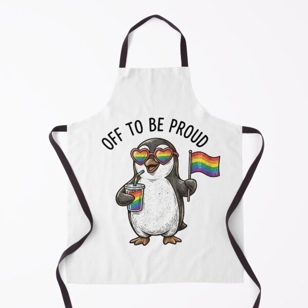 Item preview, Off To Be Proud Cute LGBTQ Penguin Rainbow Flag Heart Sunglasses designed and sold by raedattia.