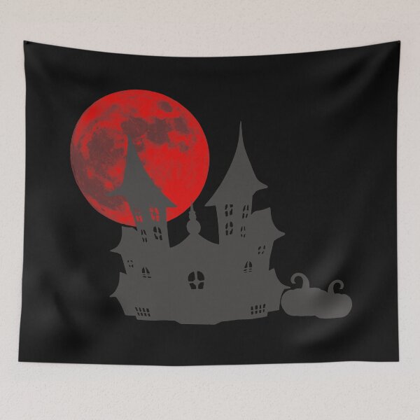 Item preview, silhouettes, spooky castles, closing, moons designed and sold by Kirei-Lily.