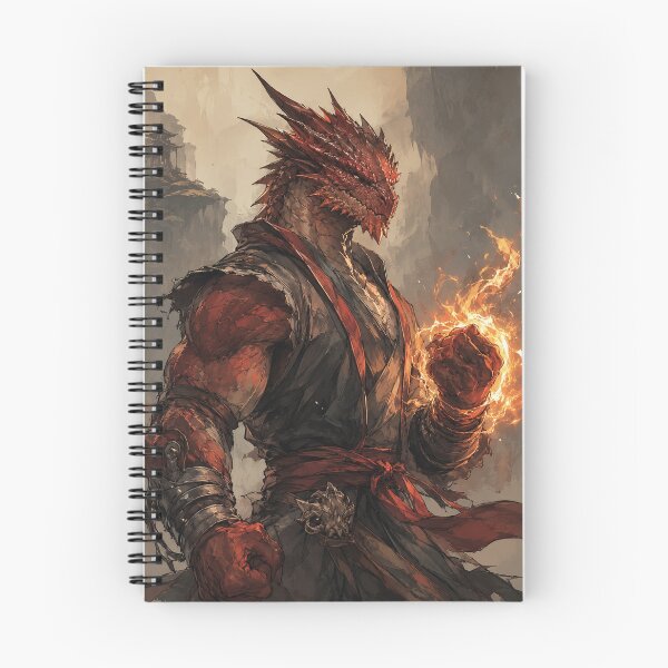 Item preview, DnD Dragonborn Fire-Fist Creature designed and sold by bapupa.