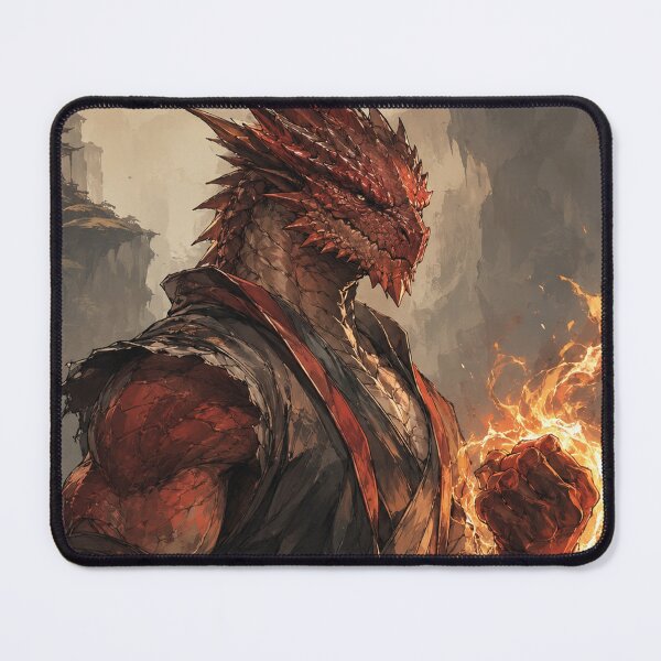 Item preview, DnD Dragonborn Fire-Fist Creature designed and sold by bapupa.