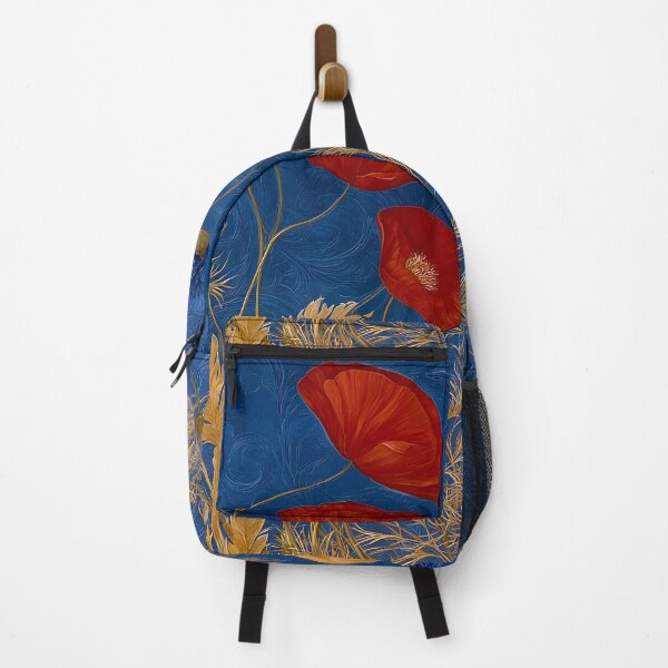 Item preview, Midnight Wildflowers – Elegant Poppies & Cornflowers Botanical Art designed and sold by KAM-KAM-STORE.