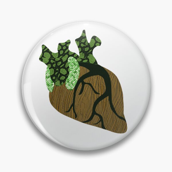 Item preview, anatomical heart nature pattern, conservation, nature people designed and sold by Kirei-Lily.