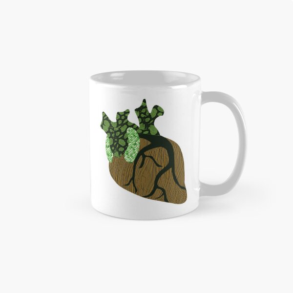 Item preview, anatomical heart nature pattern, conservation, nature people designed and sold by Kirei-Lily.