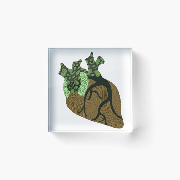 Item preview, anatomical heart nature pattern, conservation, nature people designed and sold by Kirei-Lily.