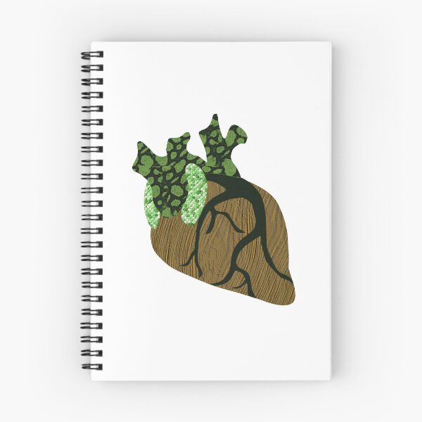 Item preview, anatomical heart nature pattern, conservation, nature people designed and sold by Kirei-Lily.