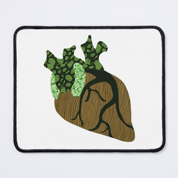 Item preview, anatomical heart nature pattern, conservation, nature people designed and sold by Kirei-Lily.