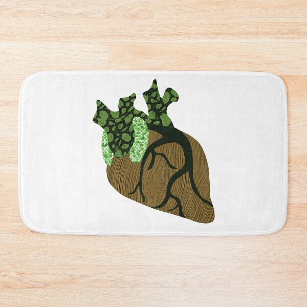 Item preview, anatomical heart nature pattern, conservation, nature people designed and sold by Kirei-Lily.