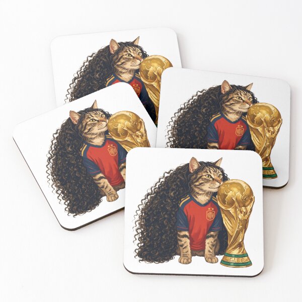 Item preview, Marc Cucurella Spain Cat Meme World Cup designed and sold by Anjestic Studio.