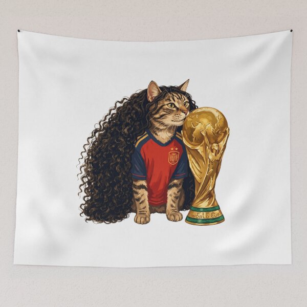 Item preview, Marc Cucurella Spain Cat Meme World Cup designed and sold by Anjestic Studio.