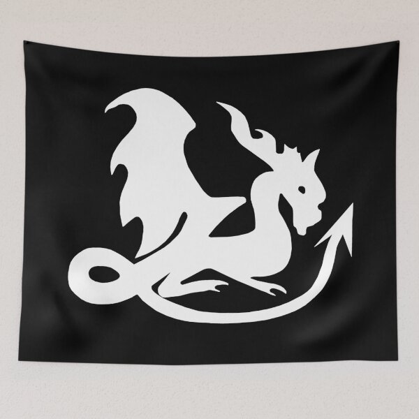 Item preview, Lindworm silhouette, fantasy fanshirts, mythical creatures designed and sold by Kirei-Lily.