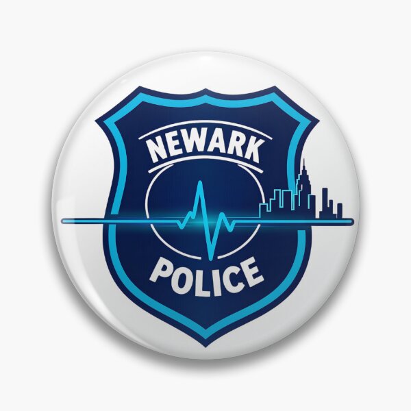 Item preview, Newark Police Heartbeat Badge T-Shirt, Cop Lover Gift, Thin Blue Line Graphic Tee designed and sold by pawsome purrfect.