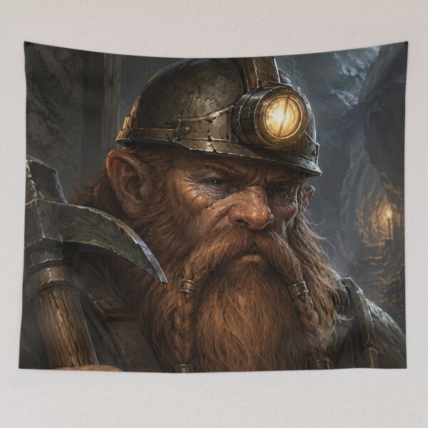 Item preview, DnD Dwarf Deep-Miner Creature designed and sold by bapupa.