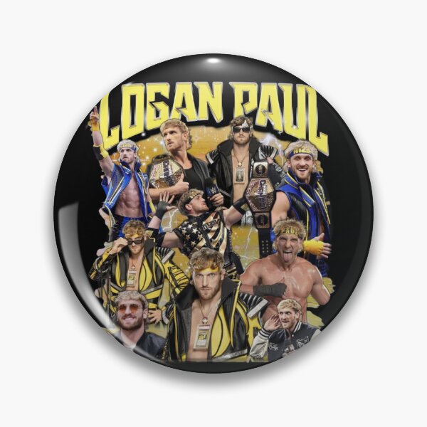 Item preview, Logan Paul WWE Champion Vintage Bootleg Collage designed and sold by Sedwalhissan.