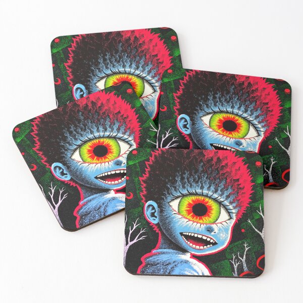 Item preview, Creepy Cute One Eyed Child Portrait | Gothic Grunge Character Illustration designed and sold by QQQueen.