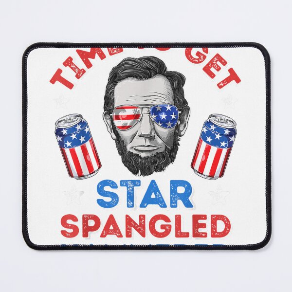 Item preview, Abe Lincoln 4th Of July Time To Get Star Spangled Hammered for Women Men designed and sold by KorulaxTor.