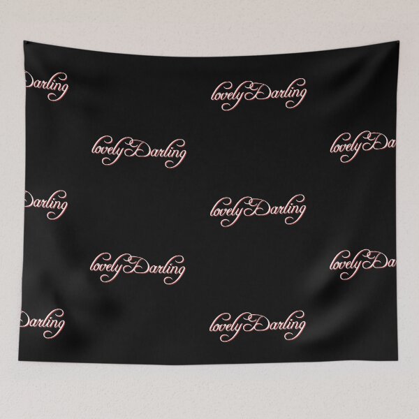 Item preview, Lovely Darling, simple Valentine's Day motifs, beautiful love sayings designed and sold by Kirei-Lily.