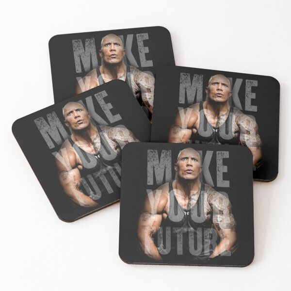 Item preview, The Rock Make Your Future Fitness Motivation designed and sold by Sedwalhissan.