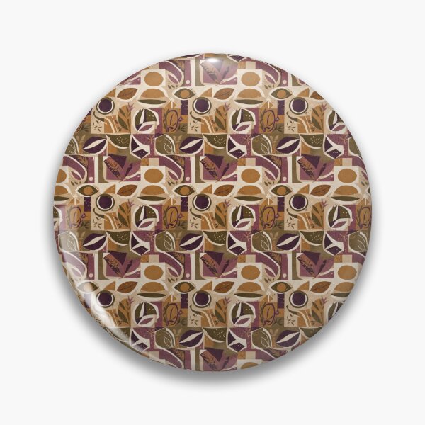 Item preview, Autumn Mosaic — Leaf Pattern designed and sold by WanderEastArt.