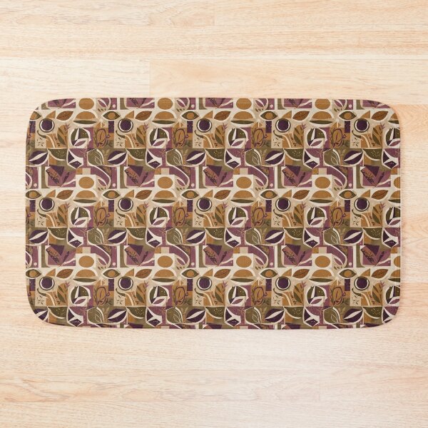 Item preview, Autumn Mosaic — Leaf Pattern designed and sold by WanderEastArt.