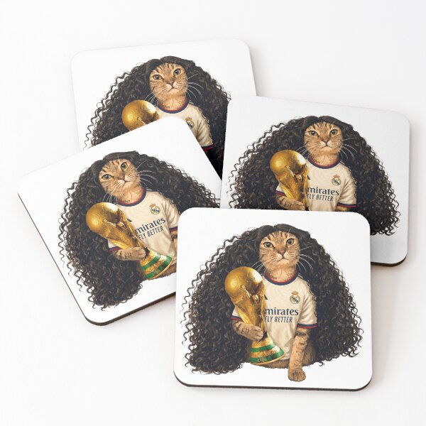 Item preview, Marc Cucurella Real Madrid Cat Meme World Cup designed and sold by Anjestic Studio.