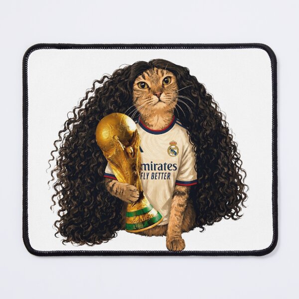 Item preview, Marc Cucurella Real Madrid Cat Meme World Cup designed and sold by Anjestic Studio.