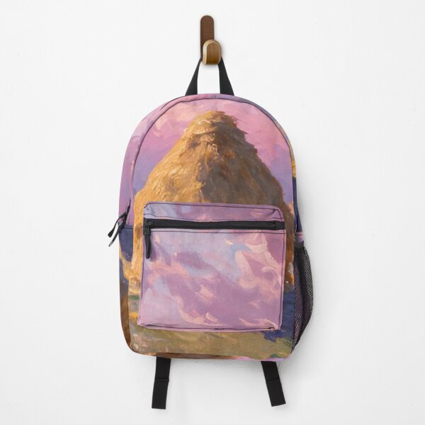 Item preview, Impressionist Landscape - Haystacks Sunset designed and sold by Late Theory.