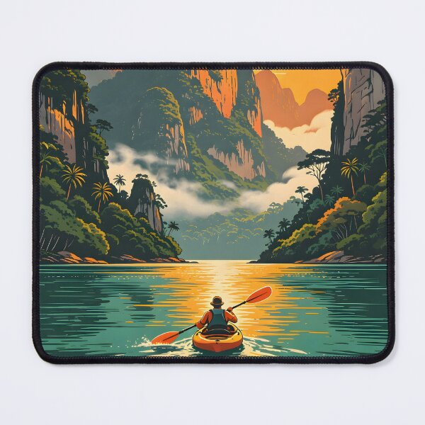 Item preview, Khao Sok Lake Thailand Kayak Adventures – Retro Sunset Series designed and sold by Spirit of Siam.