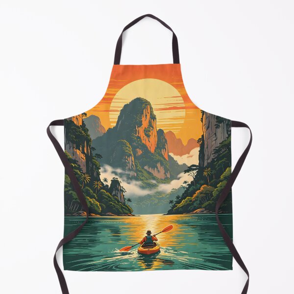 Item preview, Khao Sok Lake Thailand Kayak Adventures – Retro Sunset Series designed and sold by Spirit of Siam.