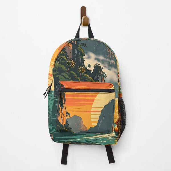 Item preview, Khao Sok Lake Thailand Kayak Adventures – Retro Sunset Series designed and sold by Spirit of Siam.