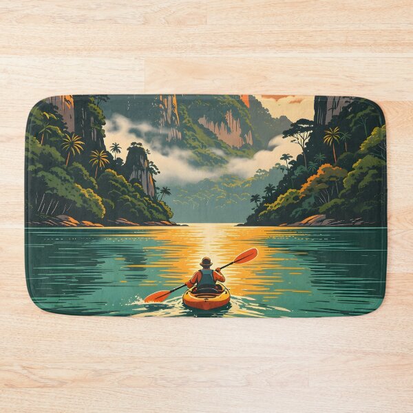 Item preview, Khao Sok Lake Thailand Kayak Adventures – Retro Sunset Series designed and sold by Spirit of Siam.